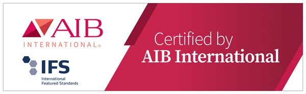 The IFS version of the AIB International Food Safety Inspected Banner